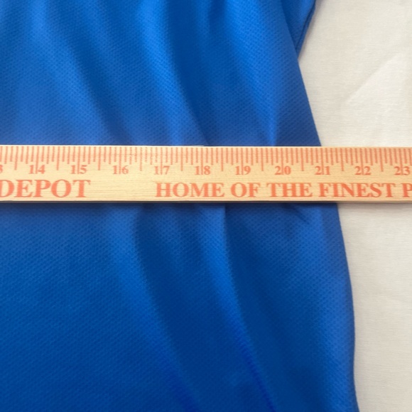 Columbia PFG Omni-Shade Polo Mens Size Large Blue Poly Blend Vented Short Sleeve - Picture 9 of 12